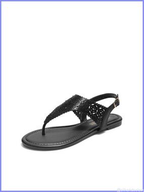 T-Strap Gladiator Flat Sandals Cutout Ankle Strap Summer